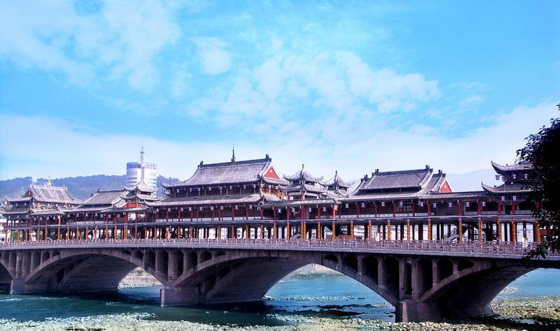 雅安雅州廊桥