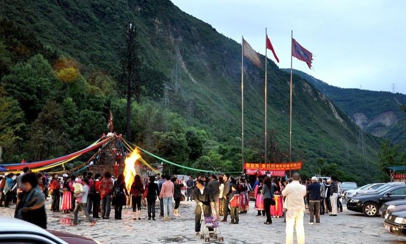 北川羌城旅游区-北川新县城景观轴